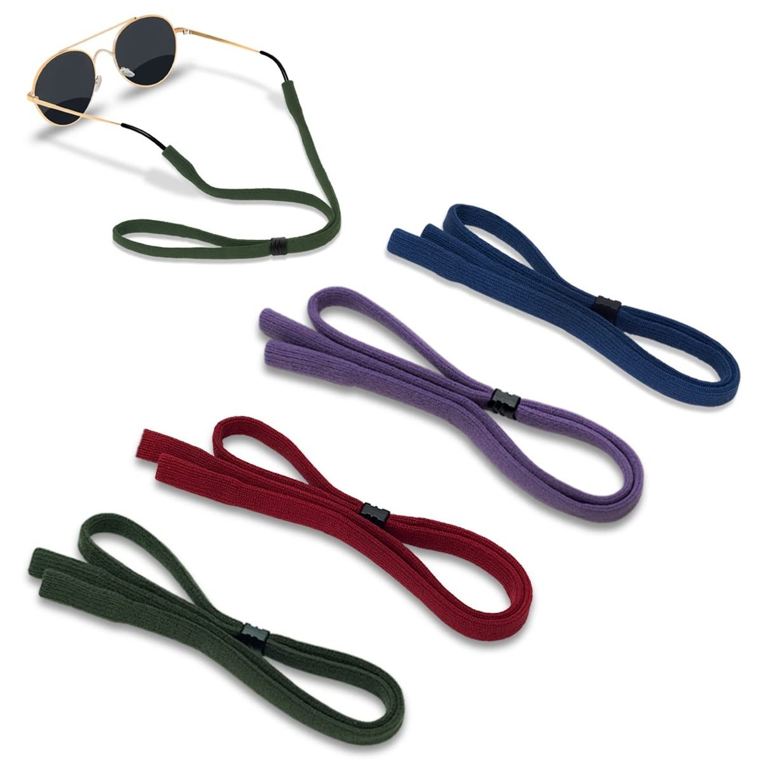 Sunglass Strap (Pack of 4) Adjustable Glasses Strap, Eyeglasses Straps for Ki...