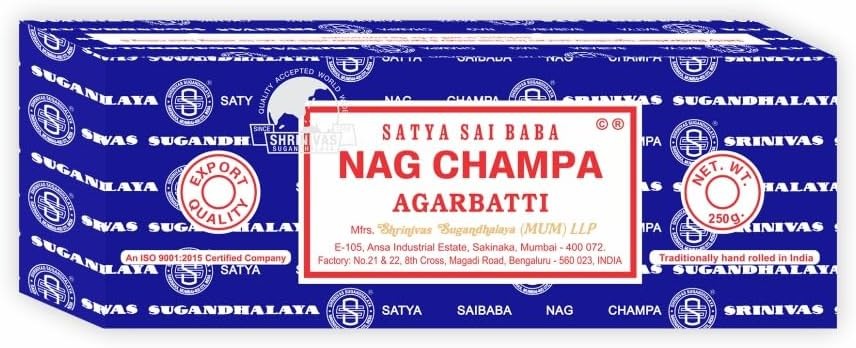 Sia Baba Nag Champa Incense Sticks 250 Gram Box Free Shipping...