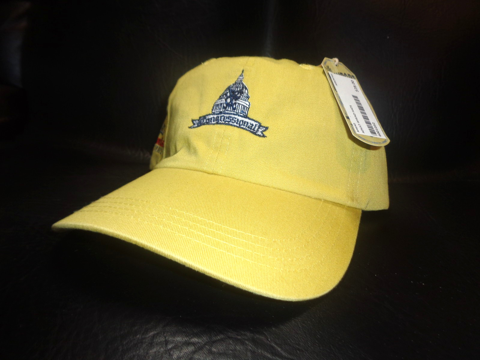 New - Quiken Loans National - Golf Hat - Yellow- Mid-Fit - Congressional CC