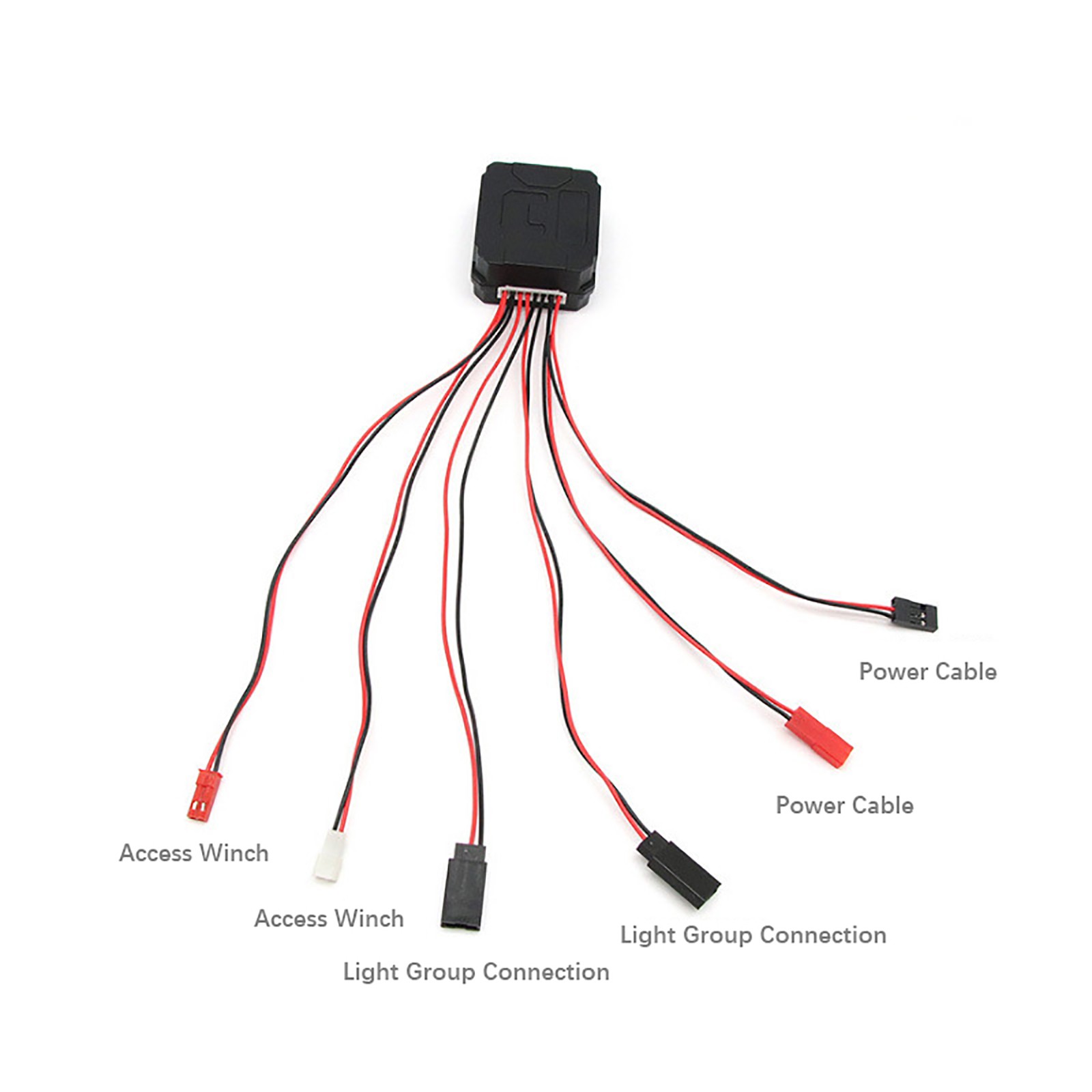 For RC4WD t4 SCX10 Winch Light Lamp Group Controller Climbing Winch Control Set