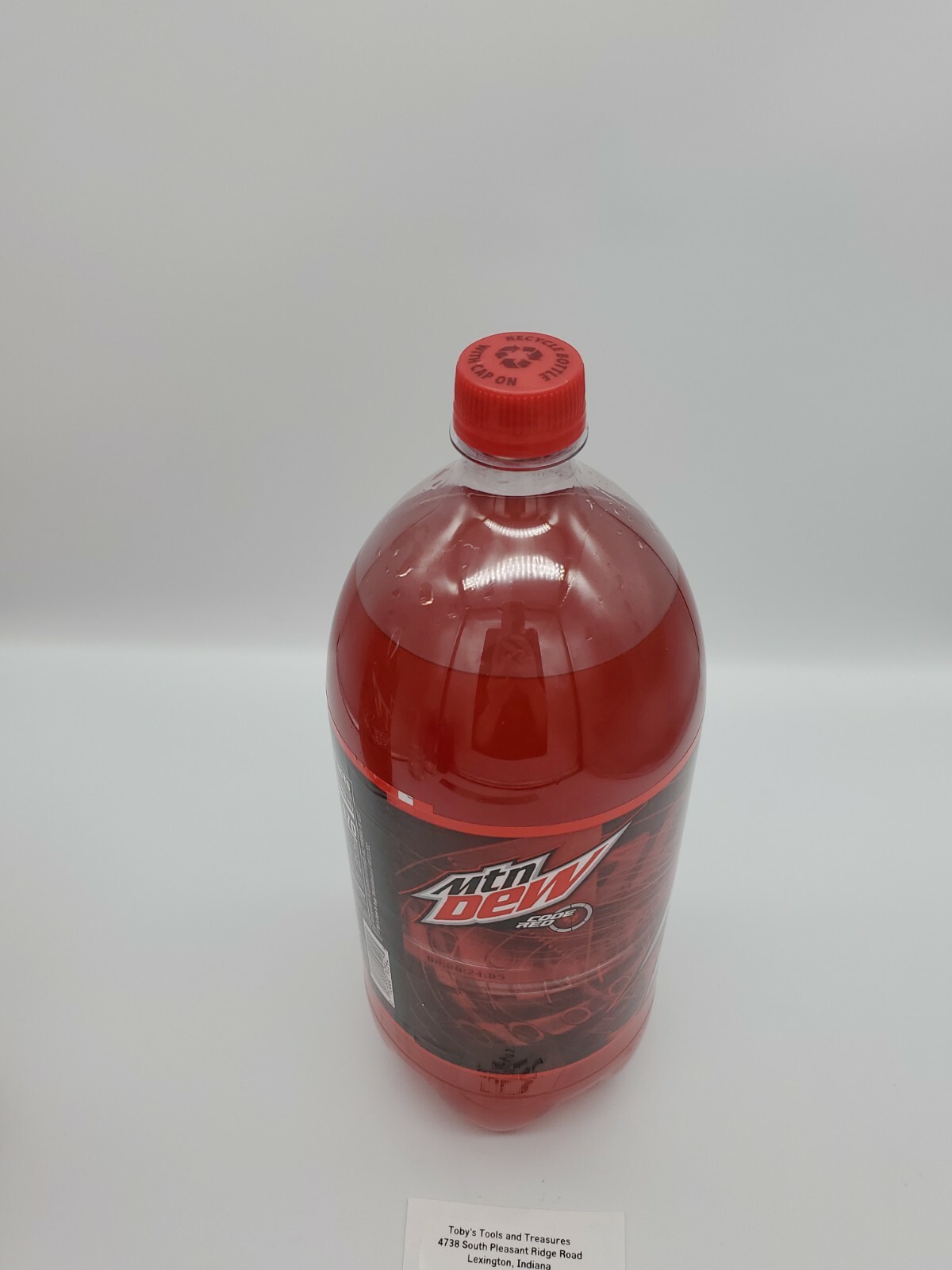 2021 Full Mountain Dew Mtn Dew Code Red 2 Liter Bottle Discontinued Old Label