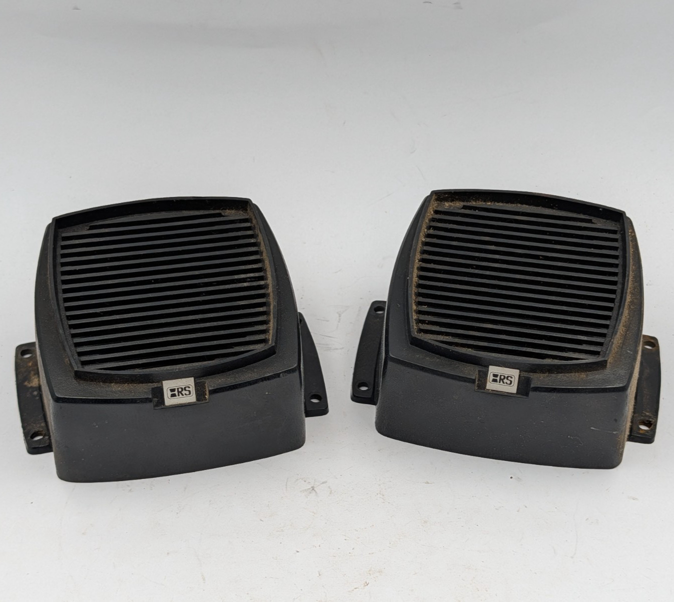 Realistic 12-1852 Speakers 8 Ohm Pair Motorcycle Fairing Radio Shack RS Vintage