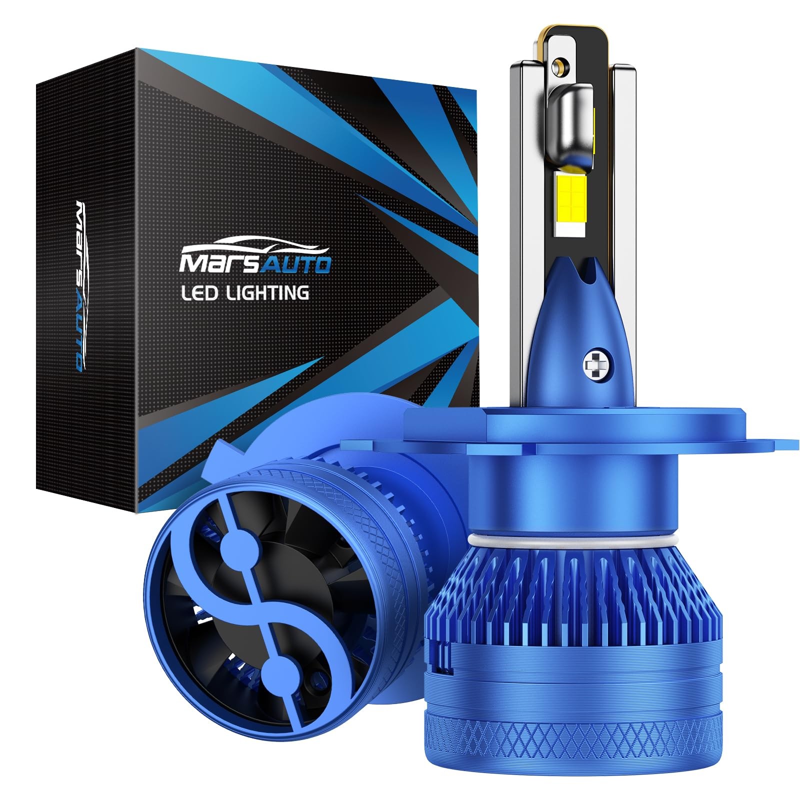 Super Bright H4/9003 Fog Bulbs, Long Lifespan, Easy Install, 2Pack