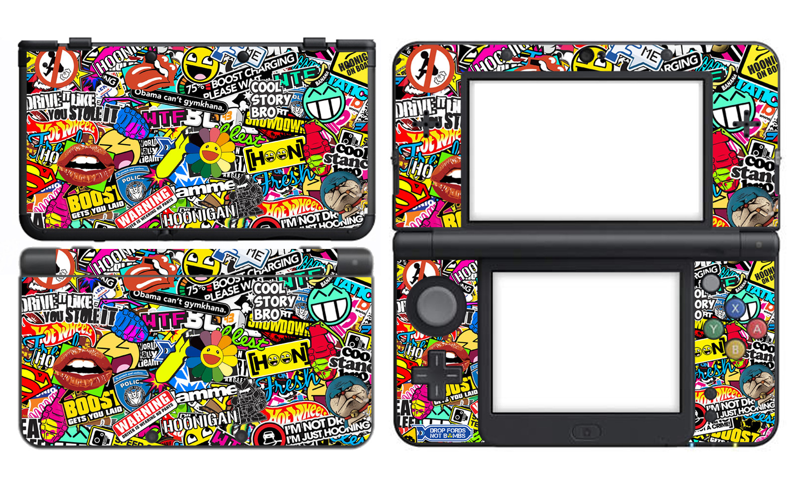 Bombing N262 Vinyl Decal Skin Sticker Cover for Nintendo New 3DS 2015
