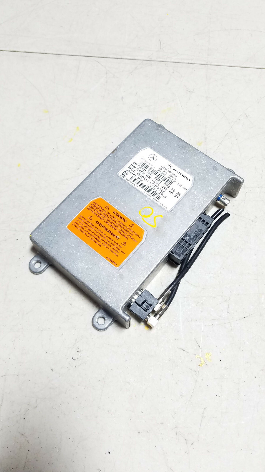 2005 MERCEDES-BENZ CLK320 COMMUNICATION VOICE CONTROL MODULE OEM