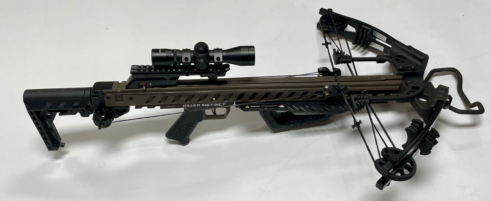 KILLER INSTINCT FUEL 415 ~ 415FPS+ CROSSBOW w/ 4x32 Scope (No Crank Handle)
