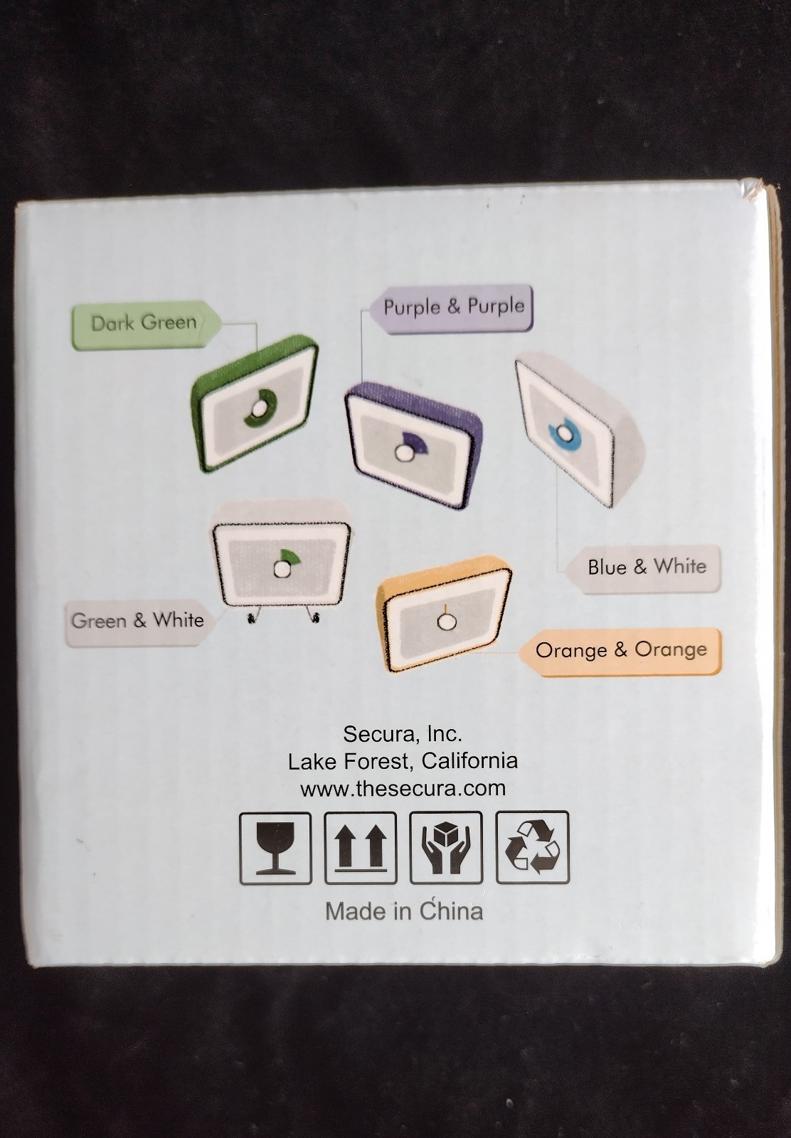 Secura 60-Minute Visual Timer, Countdown Timer