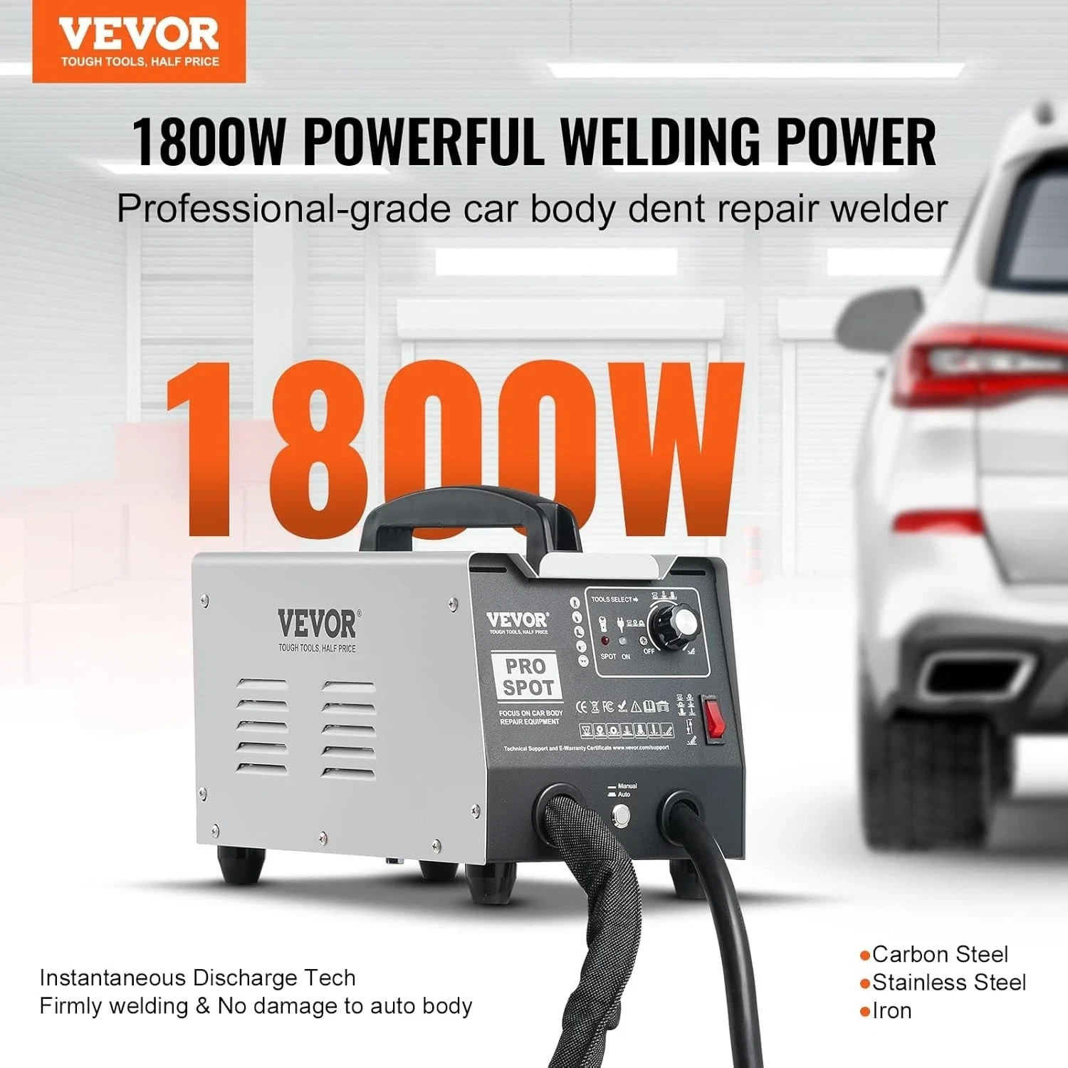 VEVOR Vehicle Panel Spot Puller Dent Spotter Spot Dent Puller