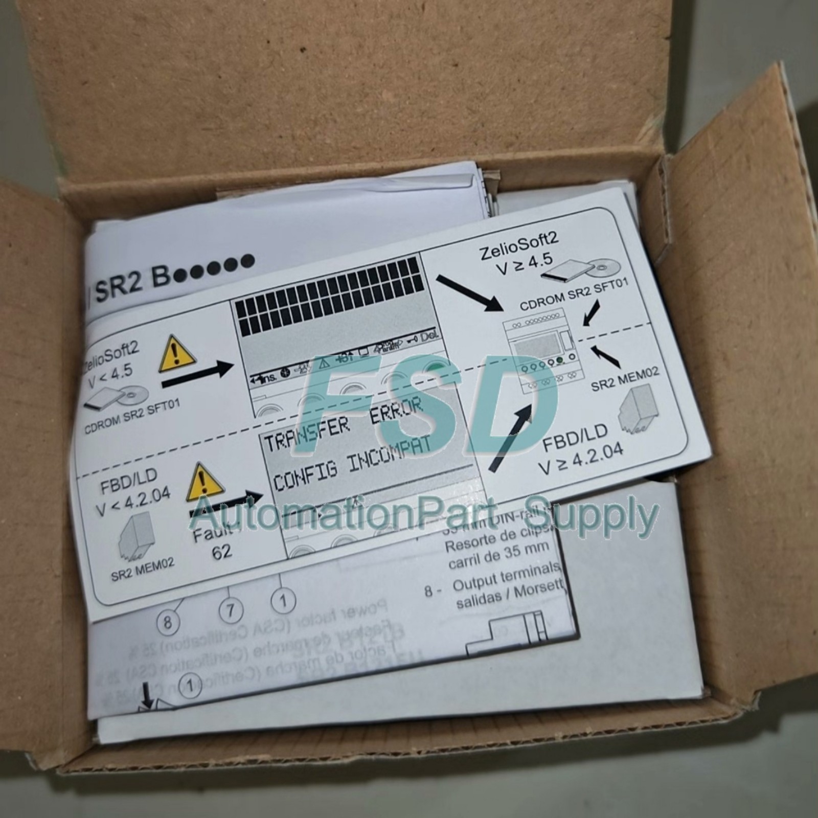Schneider SR2A101BD Logic Control Relay 1 PCS New Box
