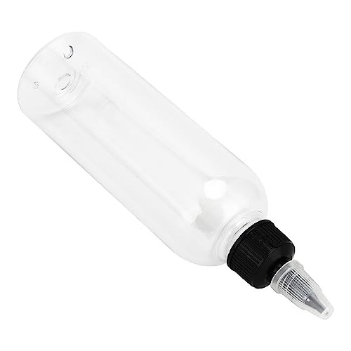 20 Pack 4oz Clear Dispensing Bottles, Plastic Squeeze Bottles with Twist Top
