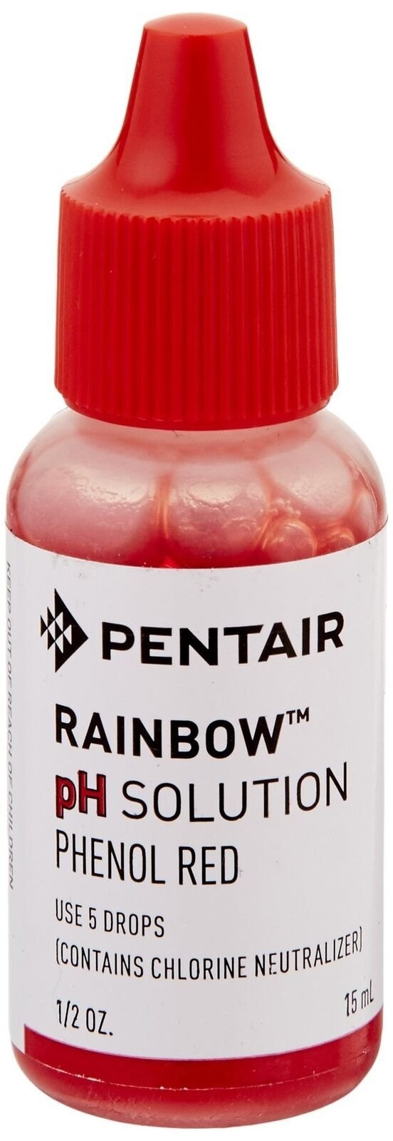 Pentair R161018 pH Solution Phenol Red with Chlorine Neutralizer, 1/2-Ounce