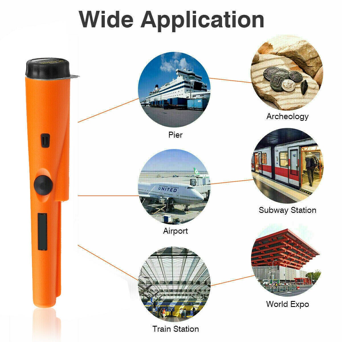 Metal Detector Gold Digger Hunter Sensitive Tester Waterproof