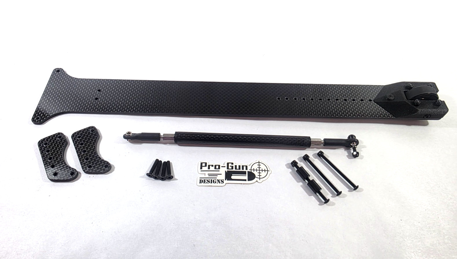 DR10 "FAT MAX" Carbon Fiber Wheelie Bar w/Carbon Fiber Adjusting Rod