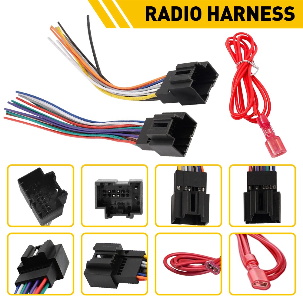 For 2007-2014 Chevrolet Tahoe Suburban Car Radio Stereo Wiring Harness Adapter