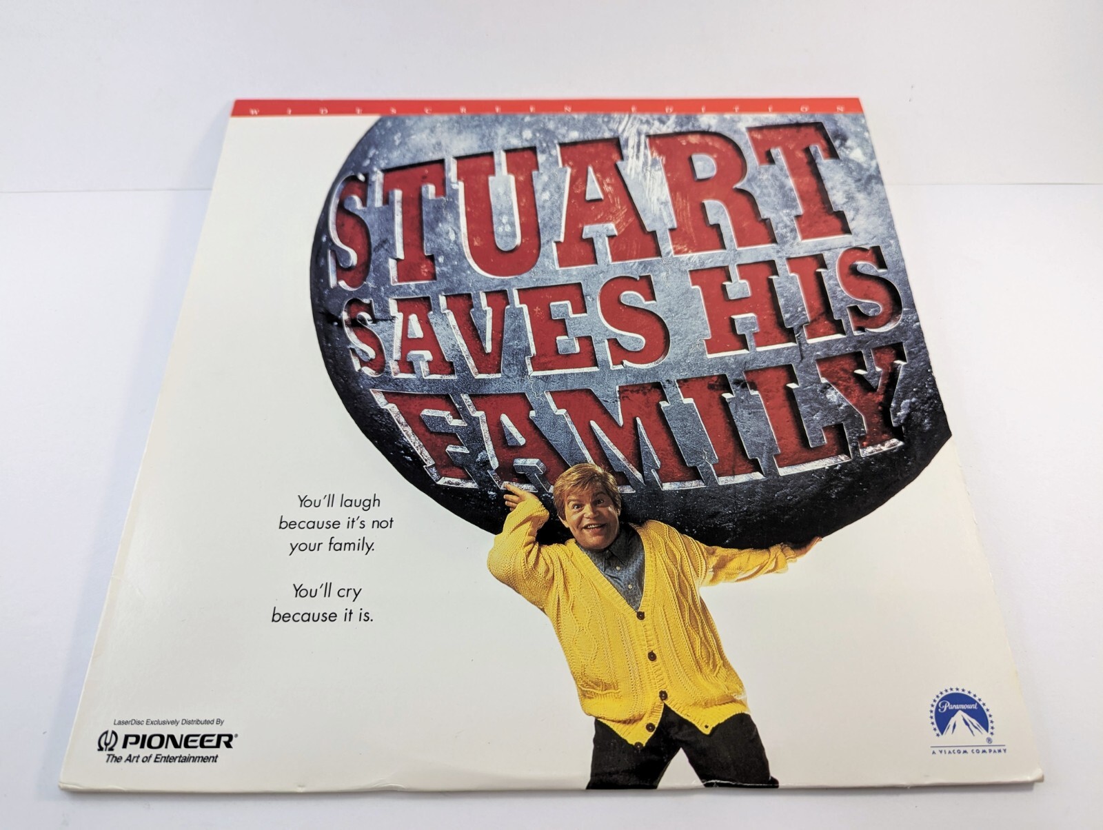 STUART SAVES HIS FAMILY Laserdisc LD WIDESCREEN FORMAT VERY GOOD CONDITION RARE!