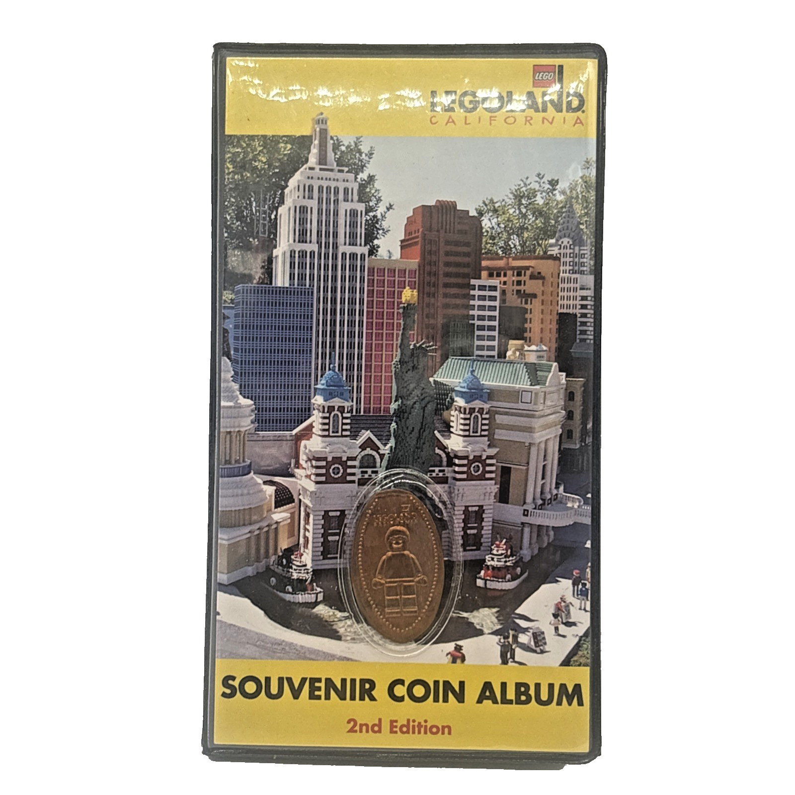 Legoland Lego Souvenir Coin Album 2th Edition 2012 With 17 pressed coins