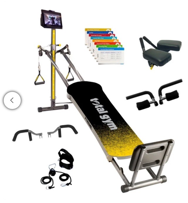 ❤️Total Gym XTREME FIT All-in-One Home Fitness Machine w/Accessories~DVDs~NWOB