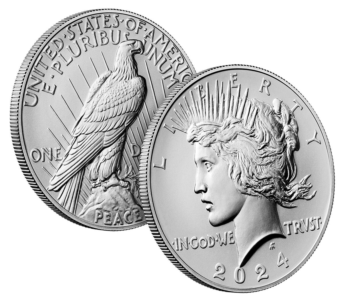 2024 Peace Silver $1 Uncirculated Coin - OGP Box & COA (24XH)