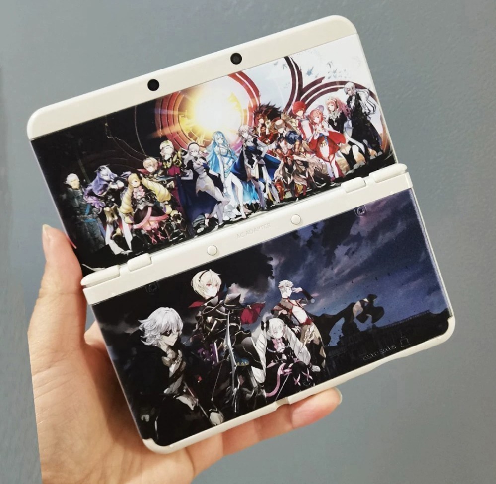 Fire Emblem Nintendo NEW 3DS Console parts Replacement Top Bottom Shell Rare!Hot