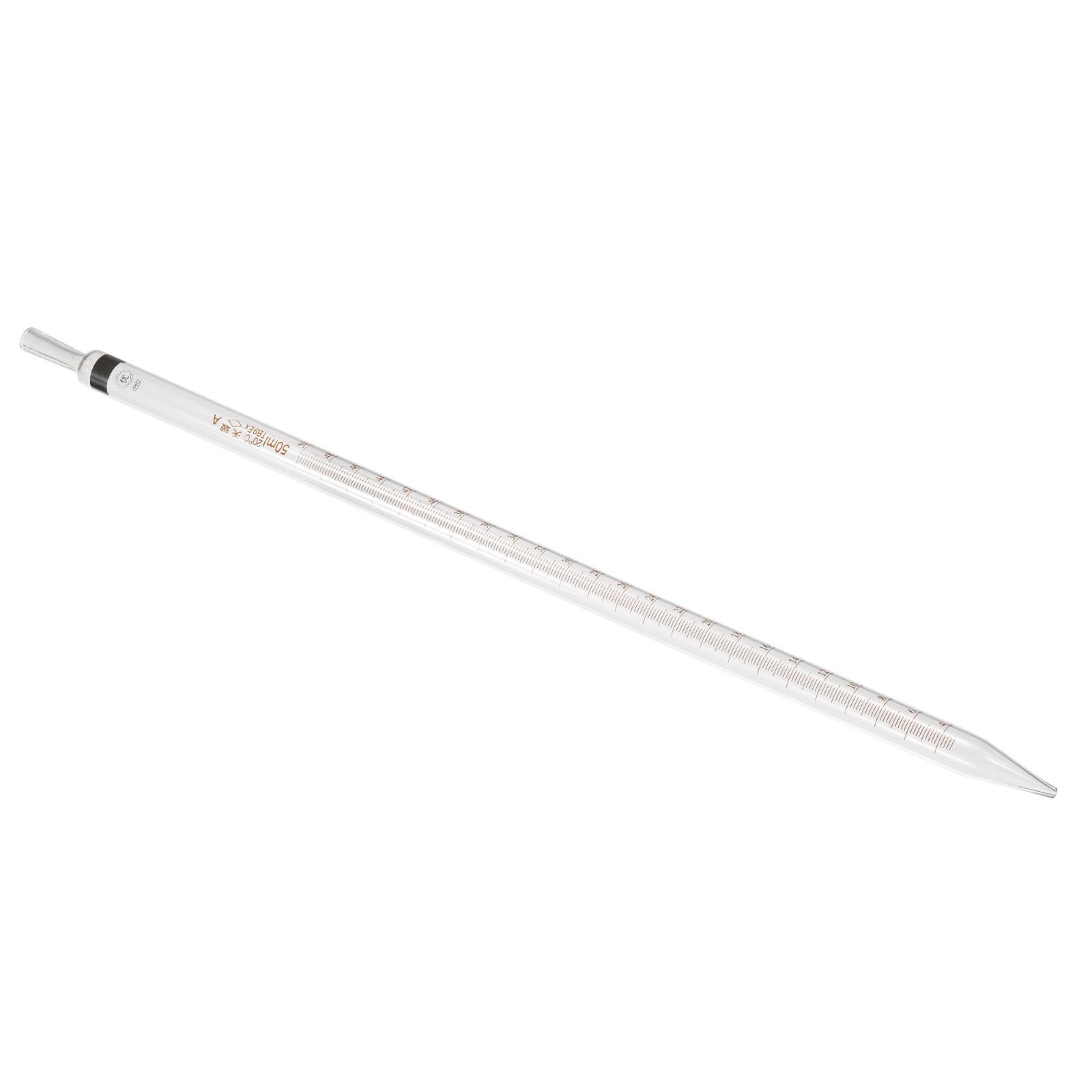 Graduated Dropper Pipettes, 1 Pcs 50ml Borosilicate Glass Pipette, Clear