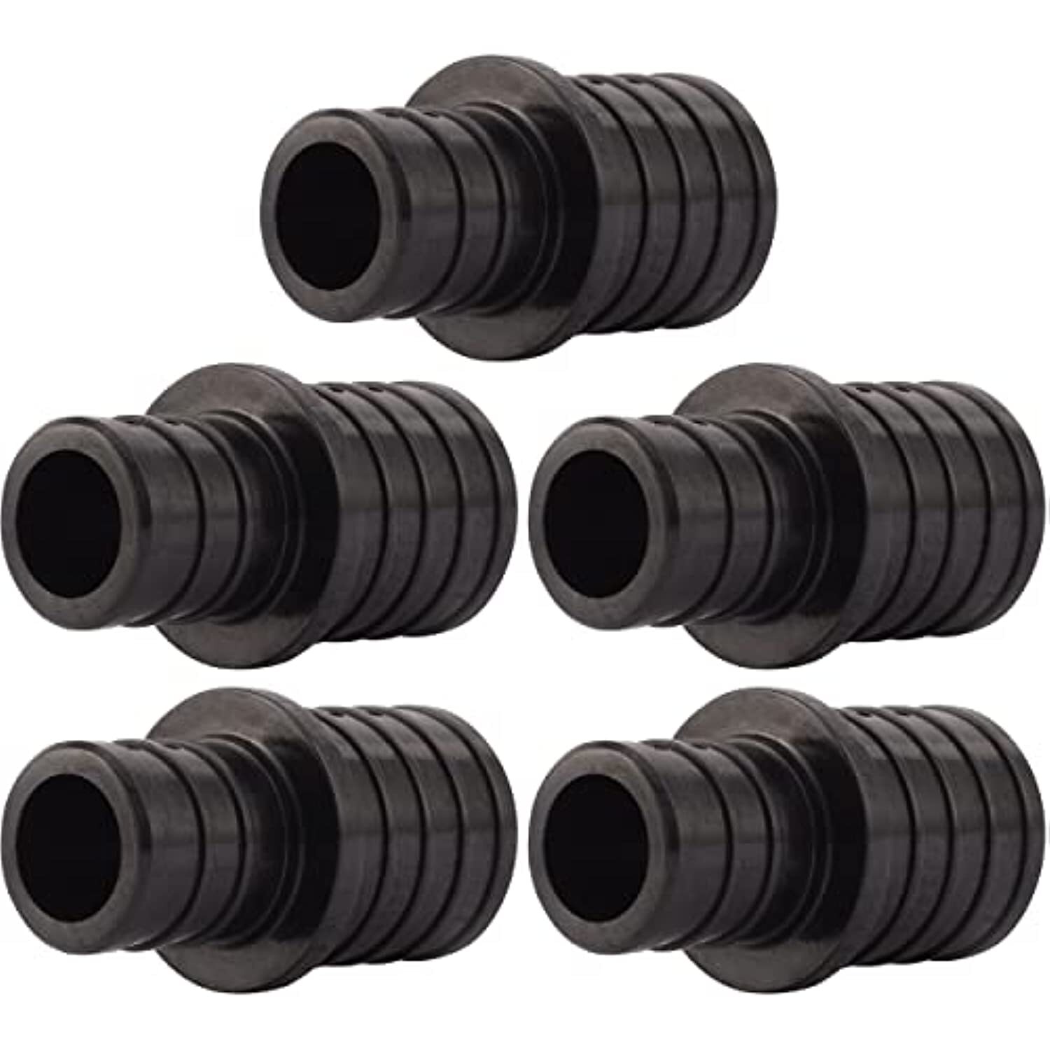 SharkBite 1 x 3/4 Inch Poly Crimp Reducing Coupling, Pack of 5, PEX Pipe, PE-RT,