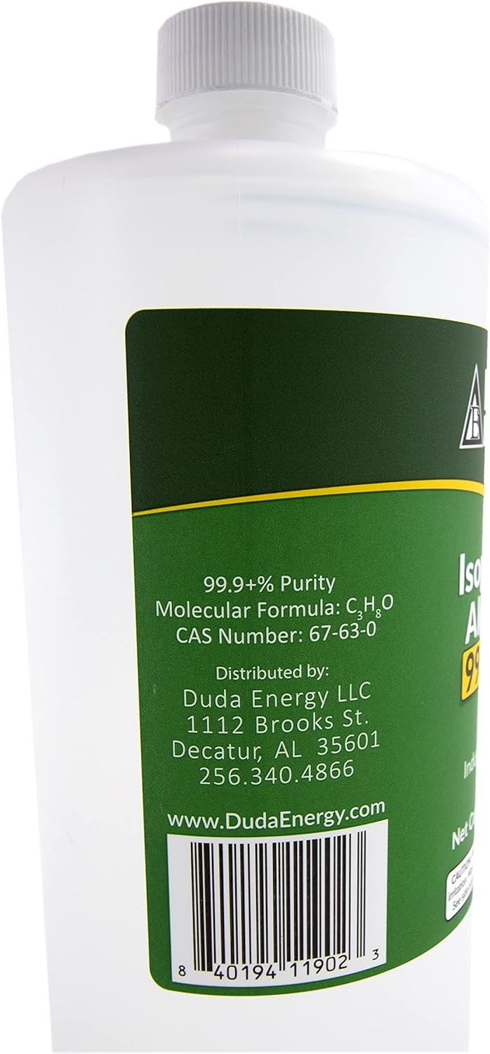 Industrial Grade 99.9% Pure yl Alcohol - Total 1 Gallon for Cleaning and More