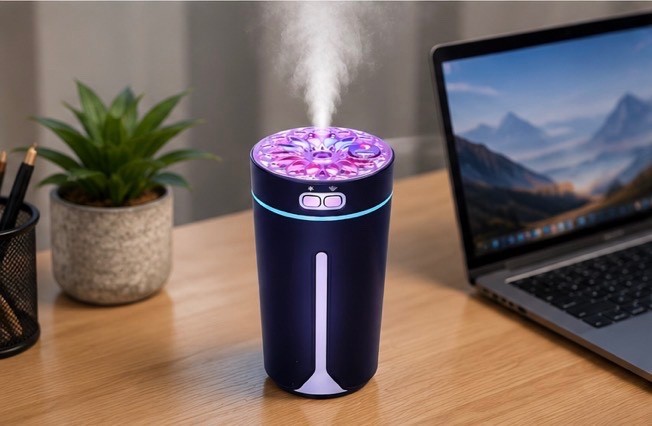 Mini Car Aroma Diffuser Humidifier Air Purifier Essential Oil Diffuser, USB