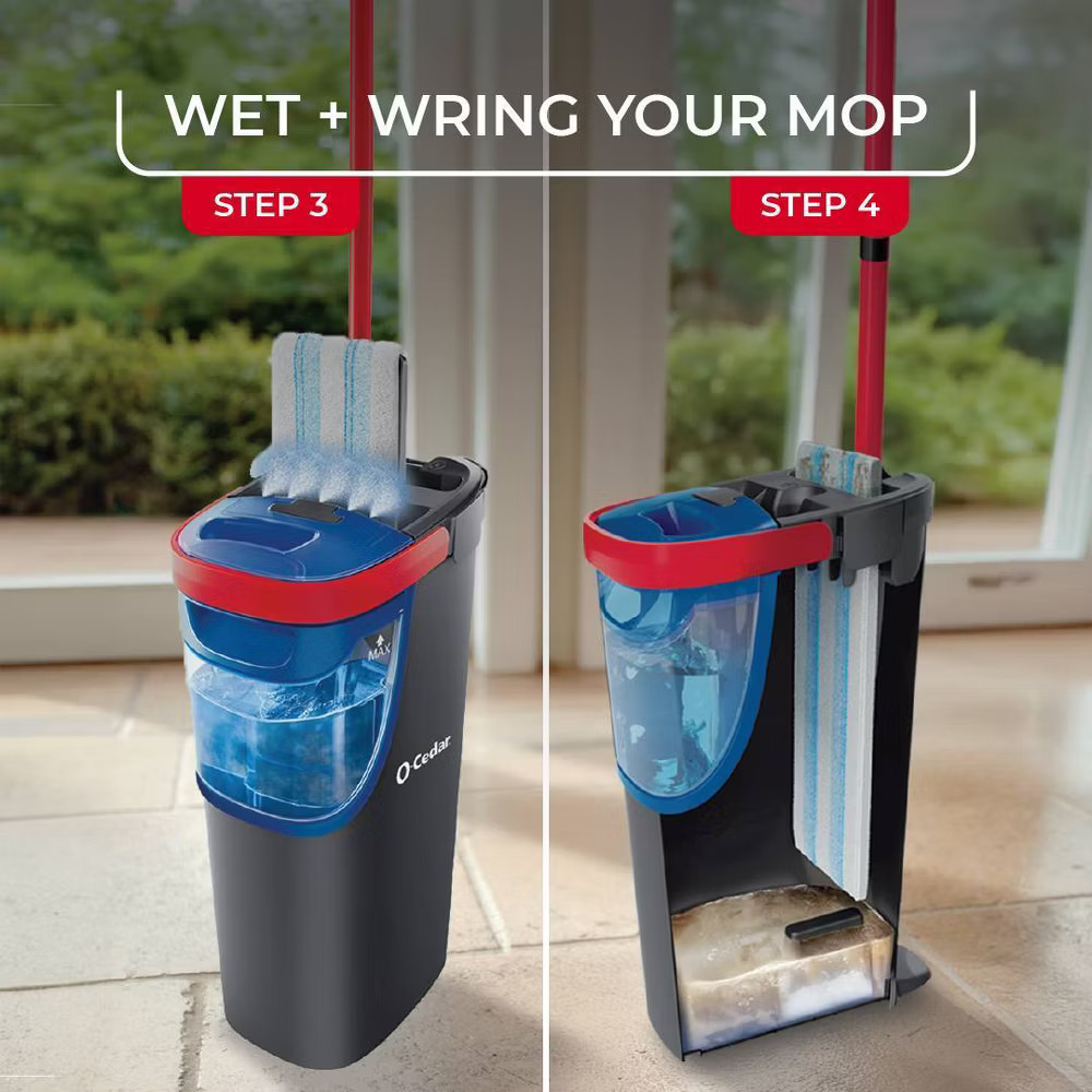 O-Cedar H2prO Flat Mop System