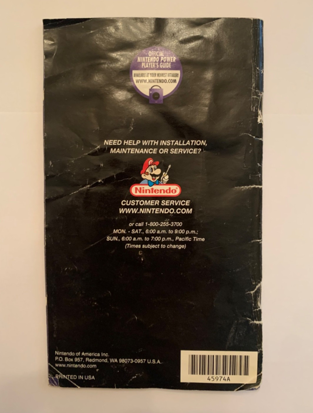 Luigi's Mansion *Manual Only* Instruction Booklet