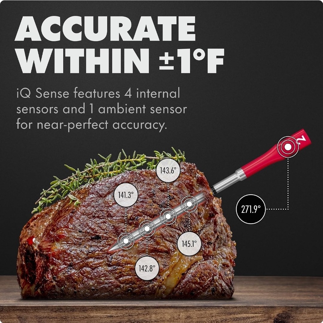 Limited Edition - CHEF iQ Sense Smart Wireless Meat Thermometer WiFi 3 Probes