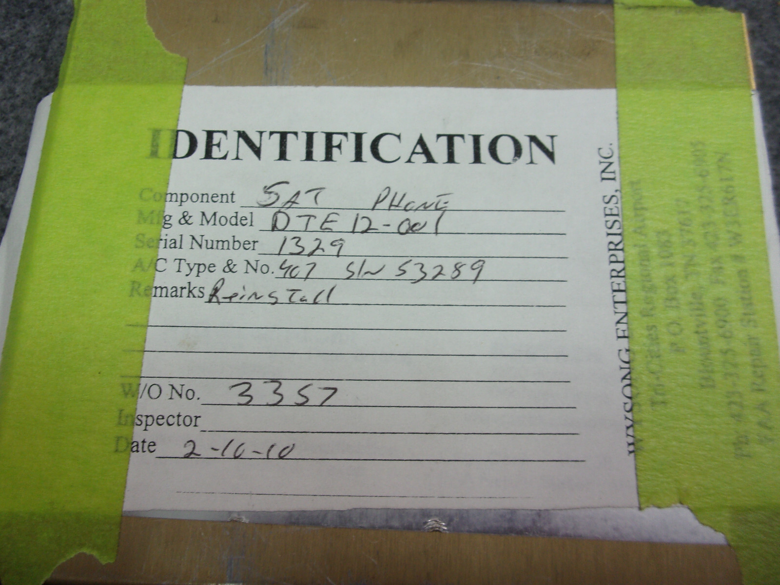 NAT DTMF Tone Encoder Data Entry Keypad P/N DTE12-001