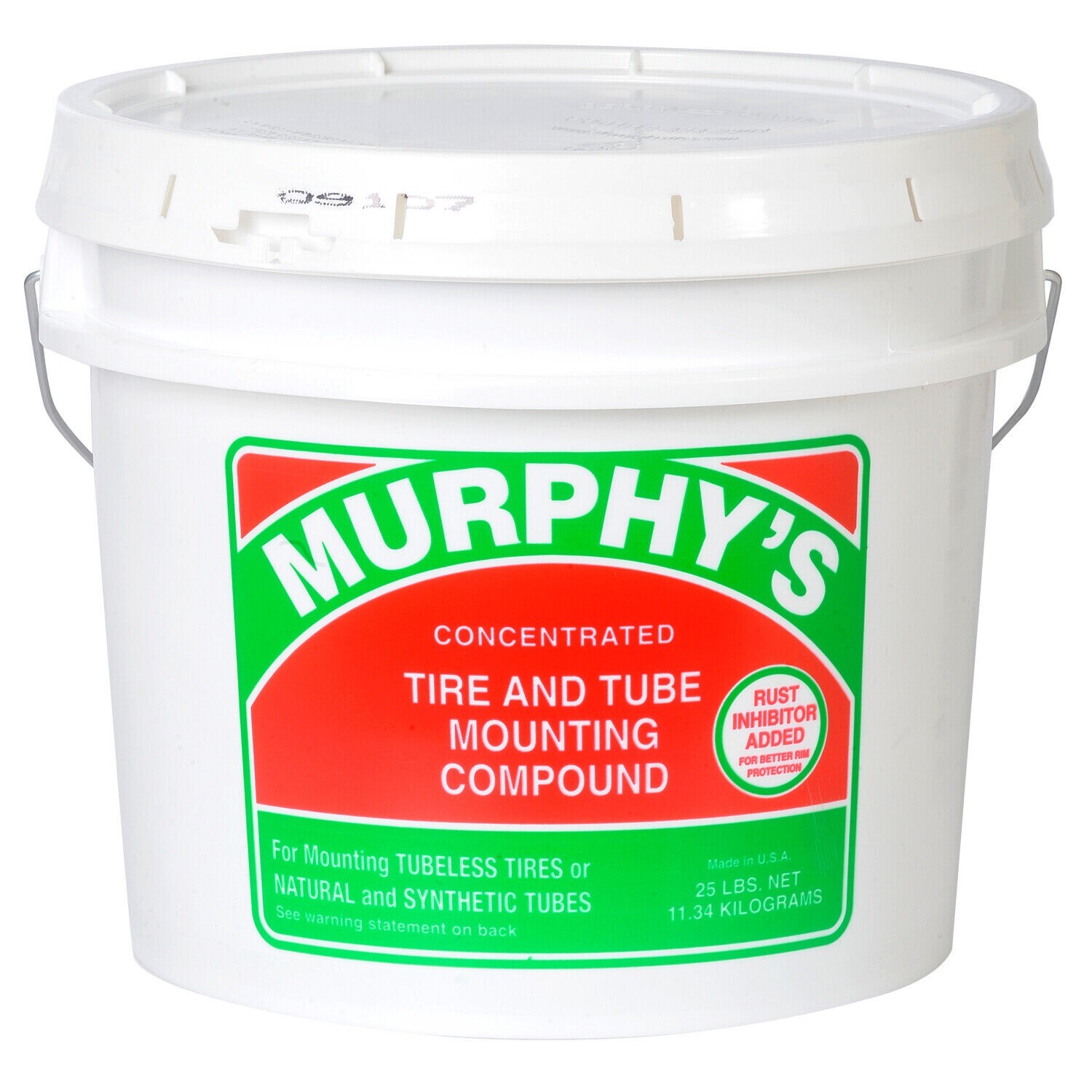 Murphy's Tire Mounting Lube White Paste Bucket 25 Lb. Pail