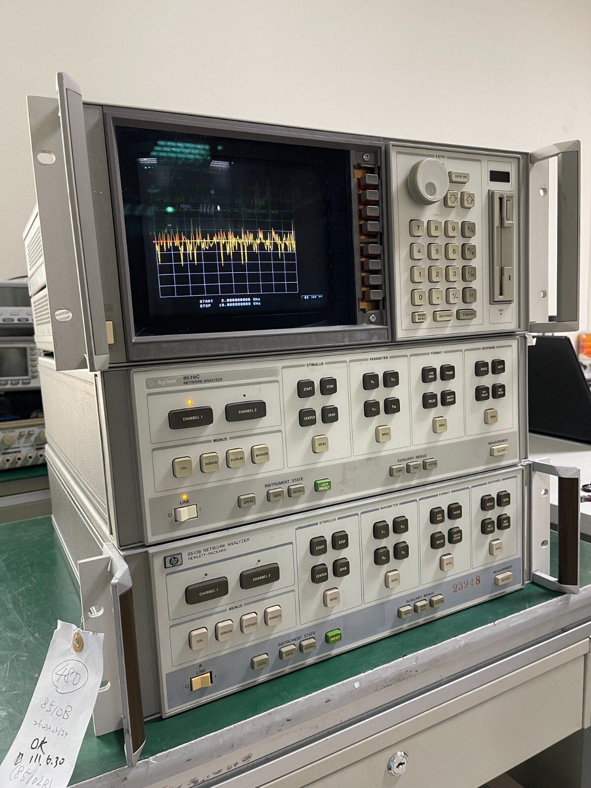 HP Agilent 8510B (85102B) Network Analyzer _3624
