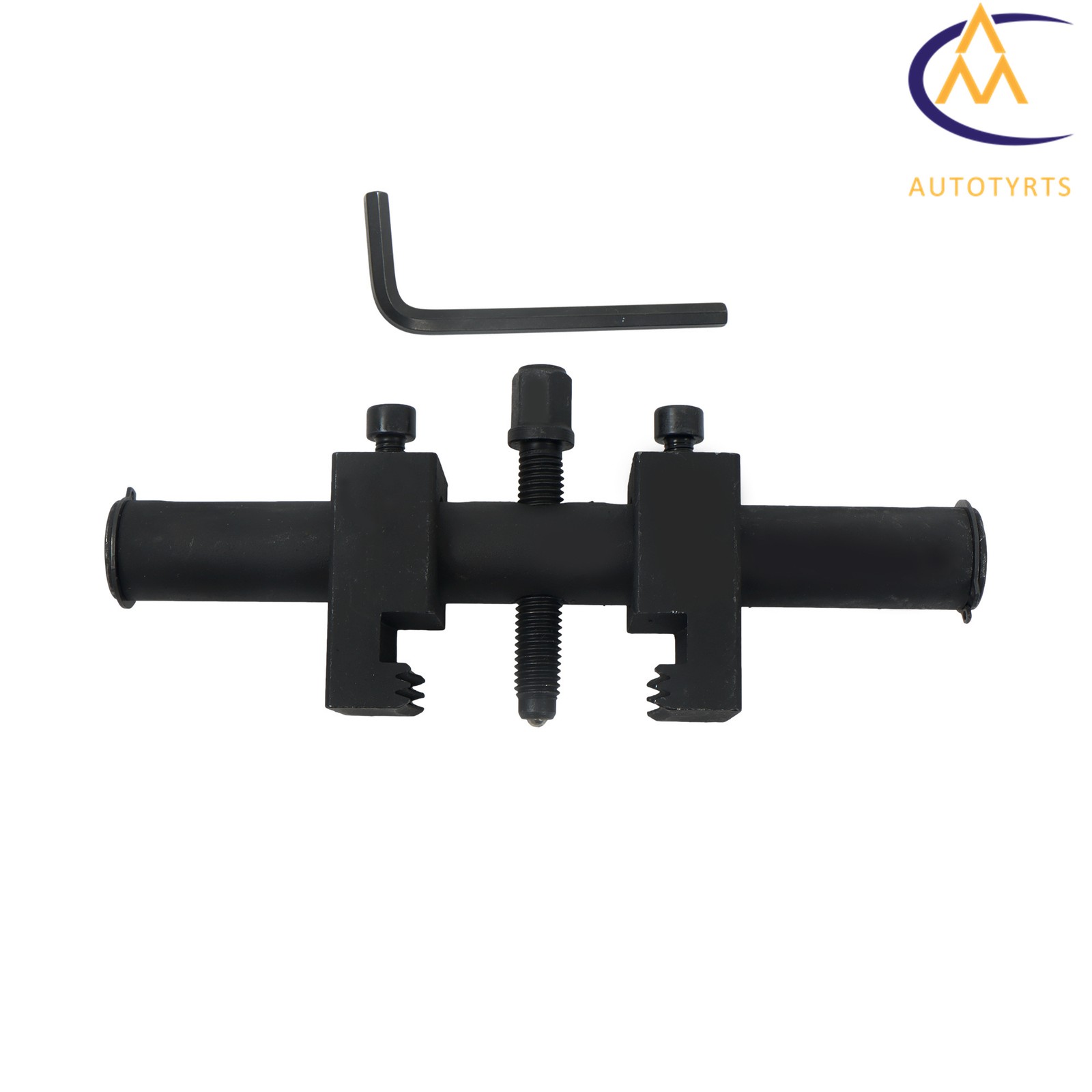 Professional Puller Black For Ribbed Drive Pulley Crankshaft Remover Tool