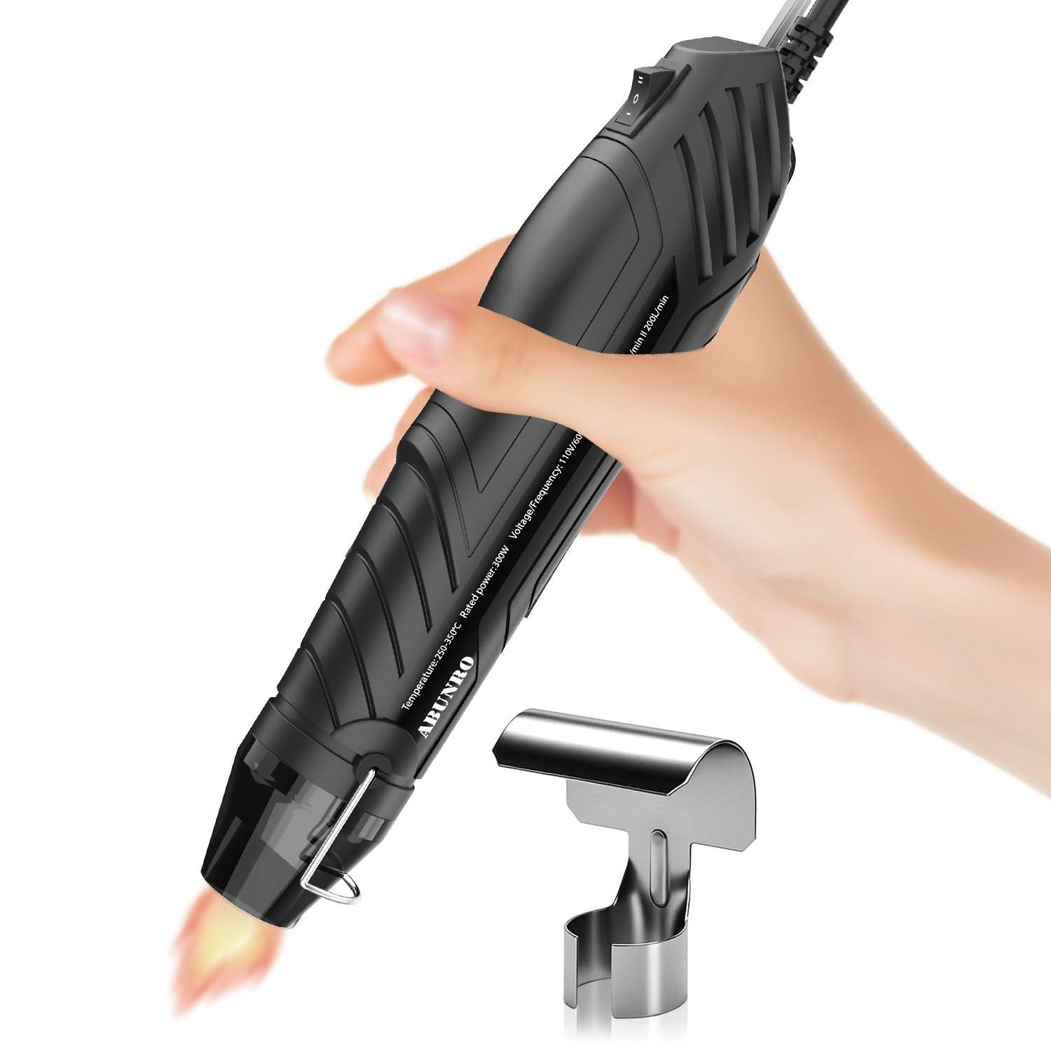 Mini Heat Gun, 2-Temp Settings 482℉ & 662℉（250℃& 350