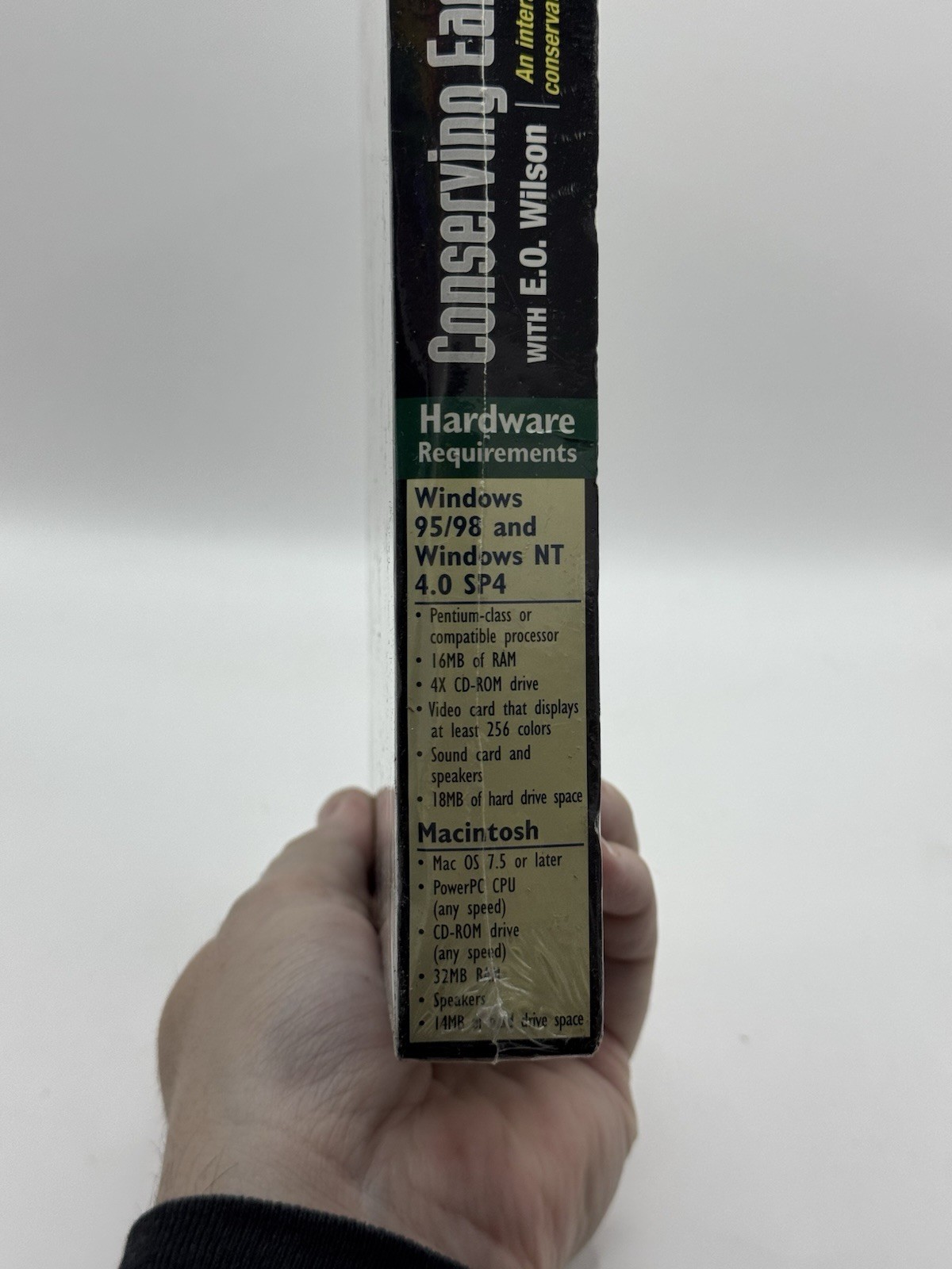 Conserving Earths Biodiversity EO Wilson PC CD Rom Software-New Sealed-VERY RARE
