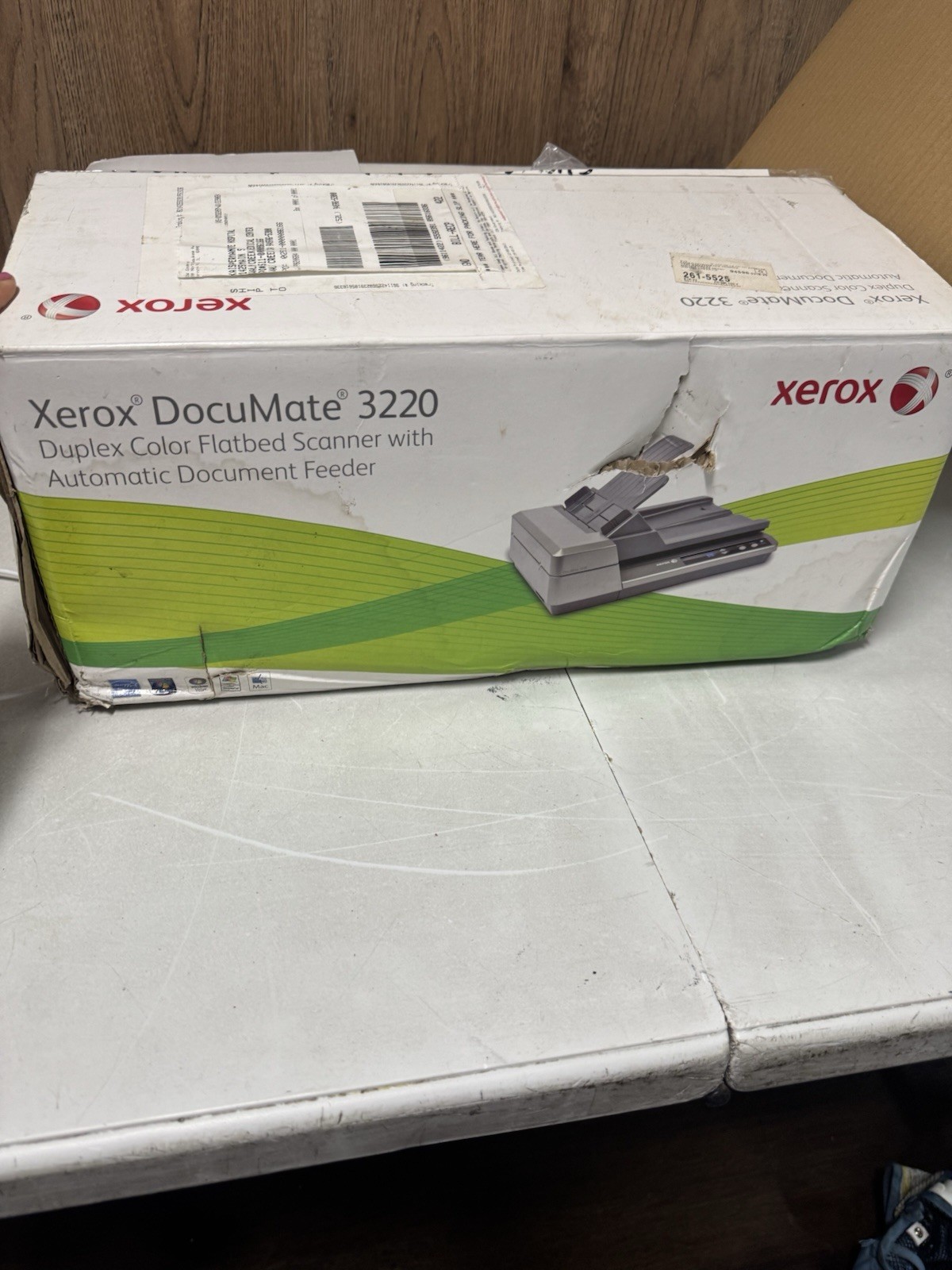 Xerox DocuMate 3220 Duplex Color Flatbed Scanner with ADF Open Box