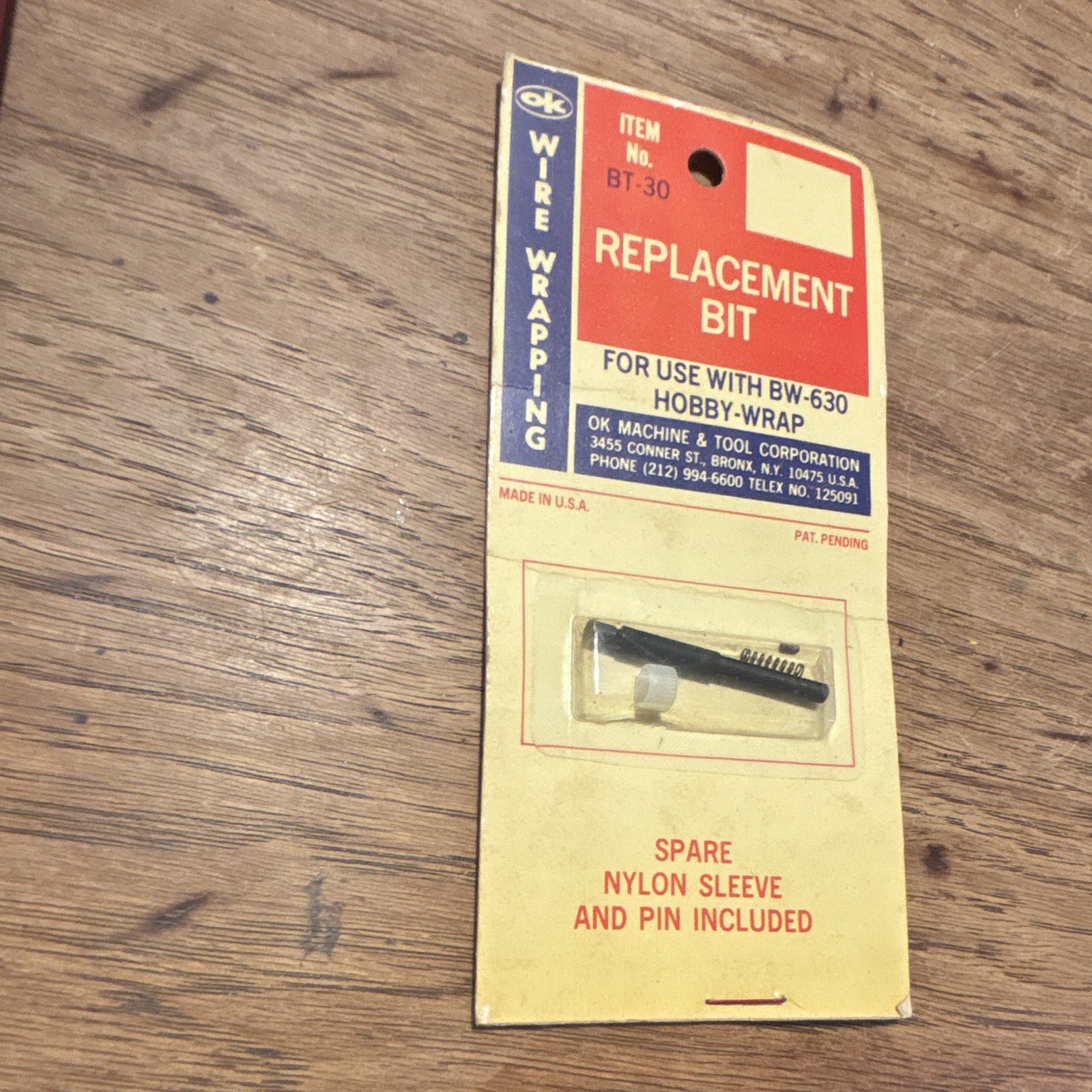 OK Machine & Tool Wire Wrapping Replacement Bit BT-30 for BW-630 Hobby-Wrap