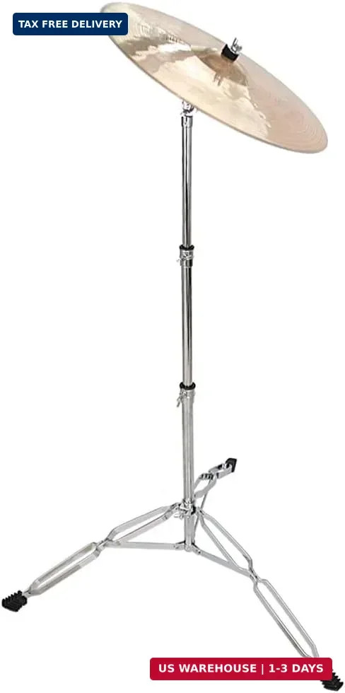 Boom Cymbal Stand Double Braced Adjustable Height 27.5"-52.7", Heavy Duty Double