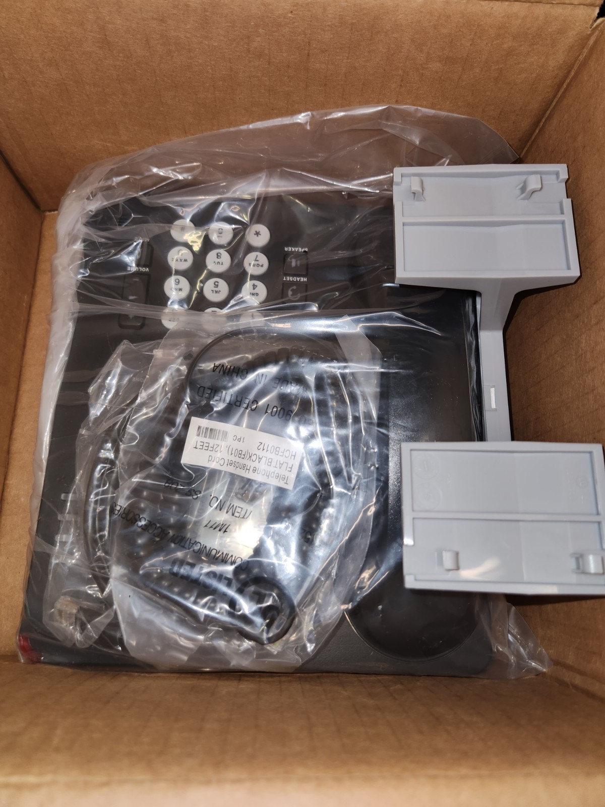 New Sealed Avaya 9608 IP Phone + Stand / Black/Grey – Fast Shipping