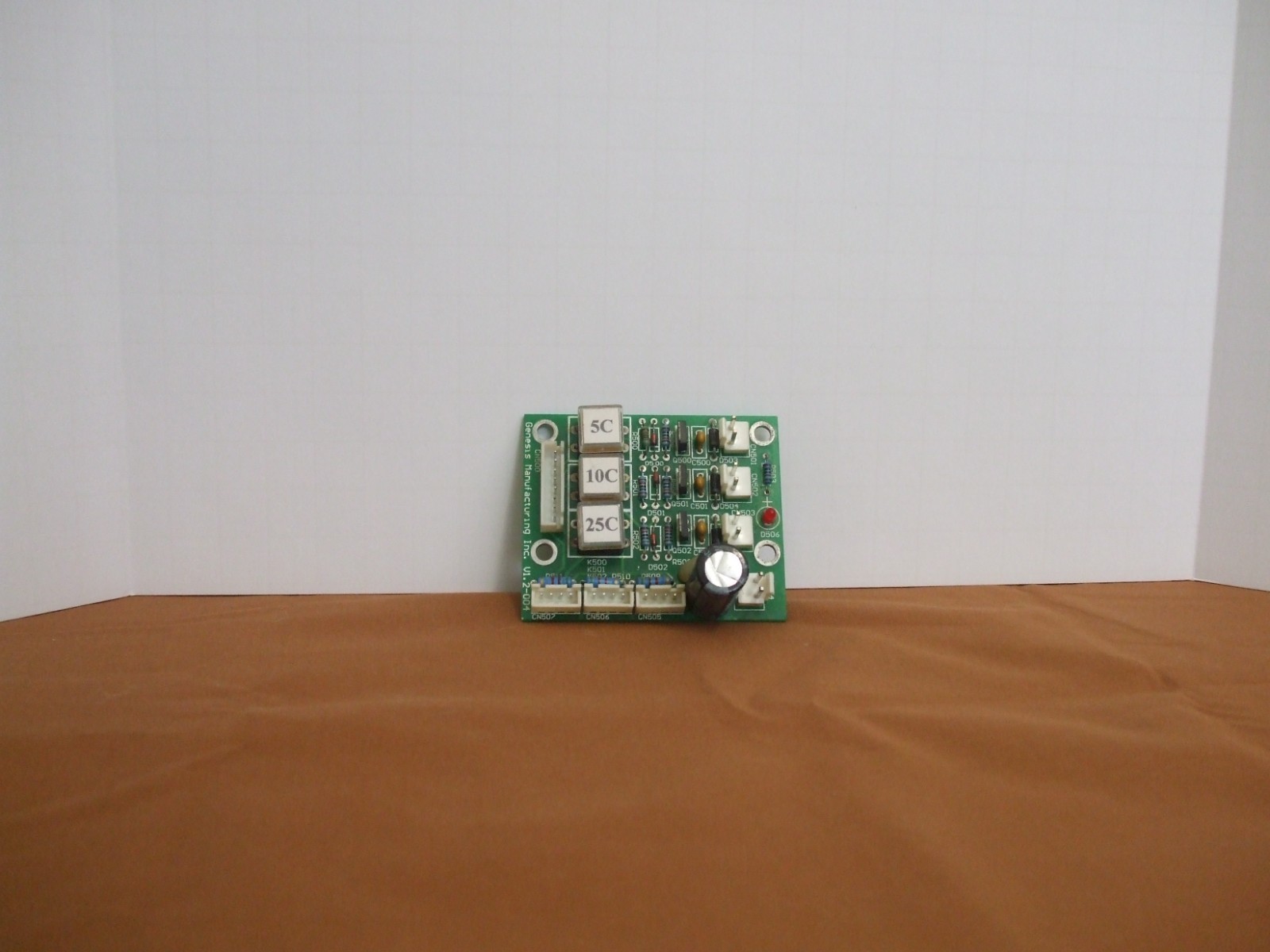 Genesis GO127 combo vending machine coin mech selector board