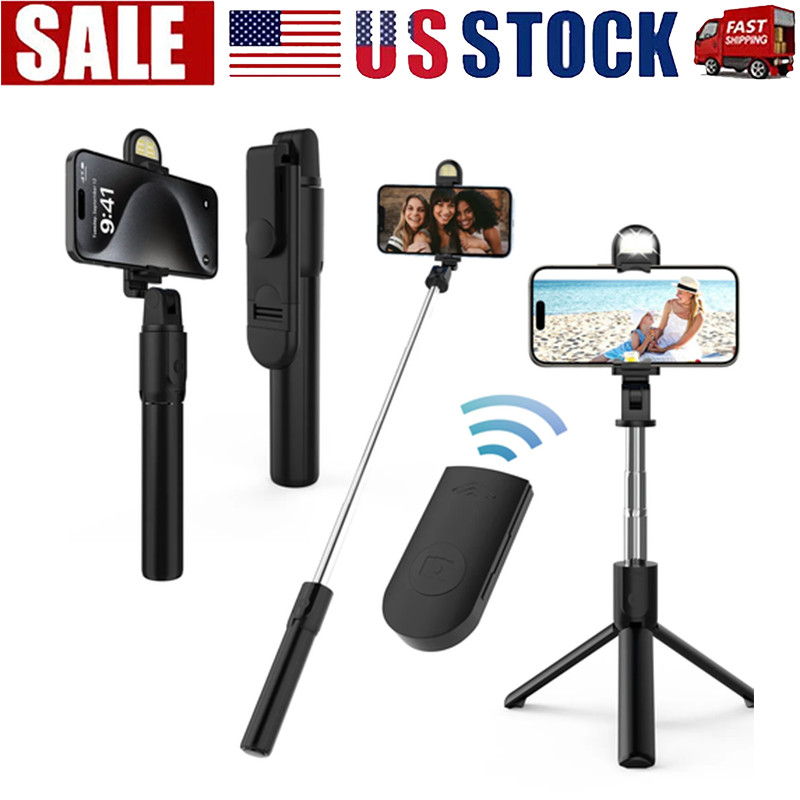 US Selfie Stick Tripod Remote Desktop Stand Phone Holder For iPhone Samsung LOT