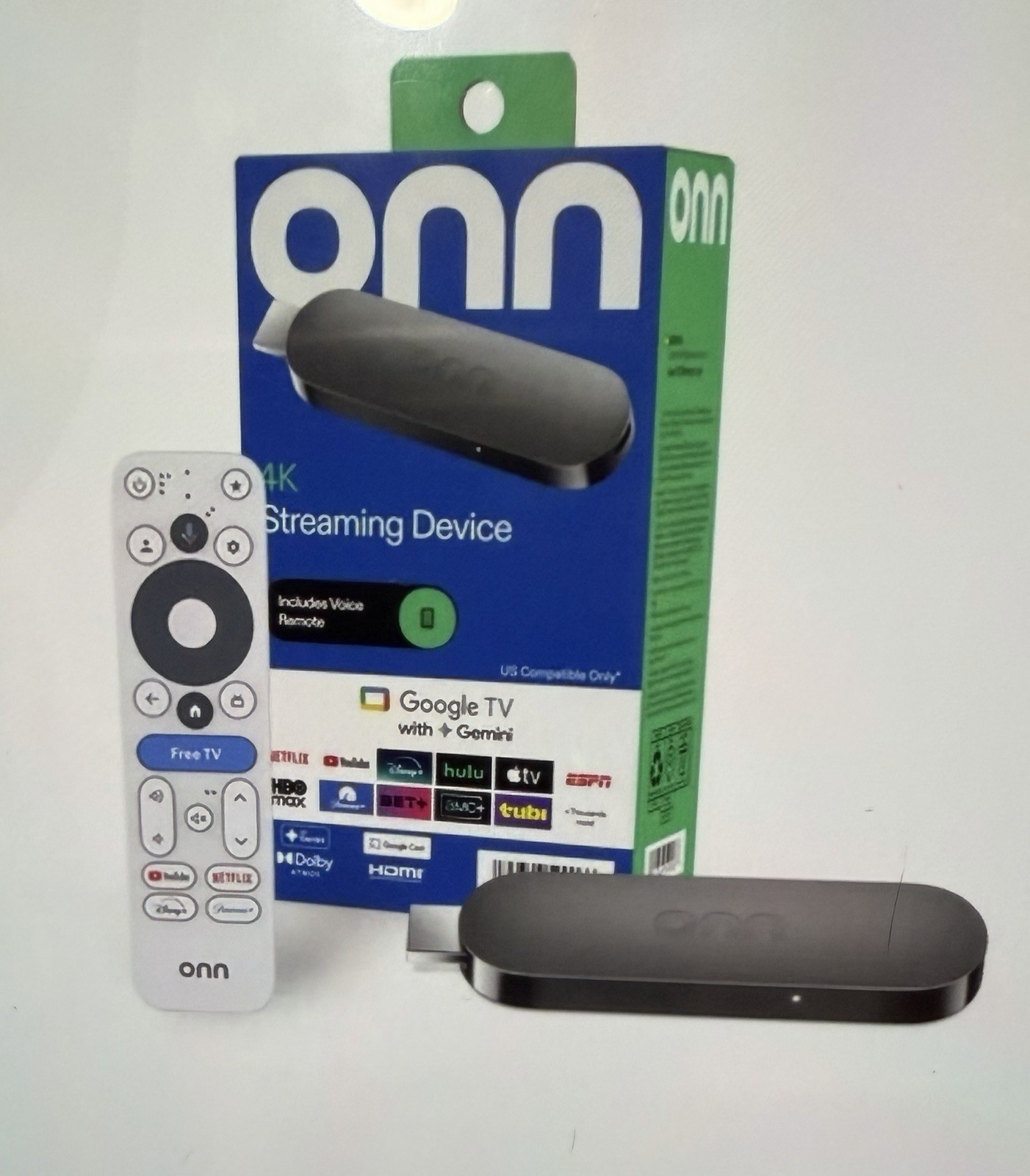 onn 4K Streaming Device, Google TV with Gemini (NEW 2026 Model) - Fast Streaming