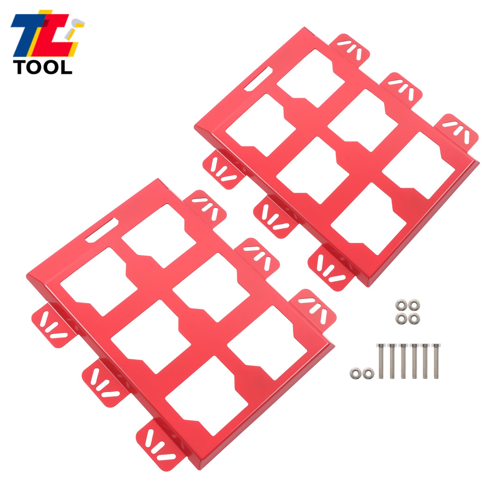 2 Pcs 50Lbs Tool Box Mounting Plate Accessories For Tool Storage Half Package