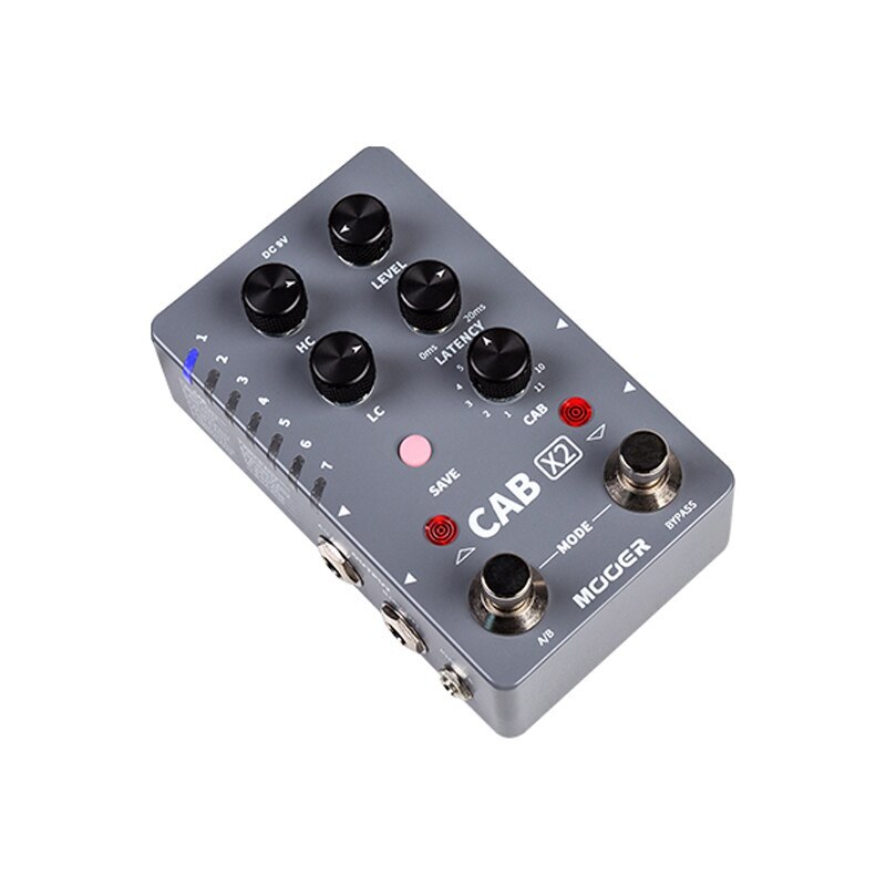 Guitar Effects Pedal 14 Presets 11 IR Stereo IR Cabinet Dual Channel Simulation