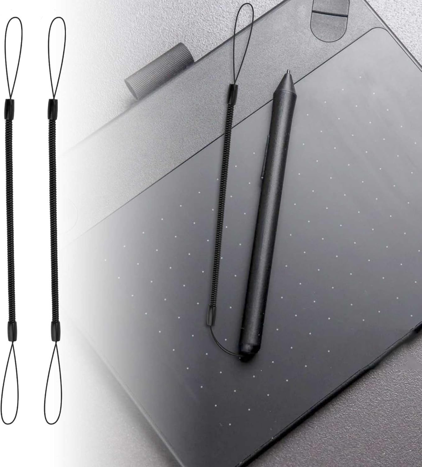 12pcs Elastic Tether Lanyard, 9.4 Inch Touch Pen Retractable Spring...