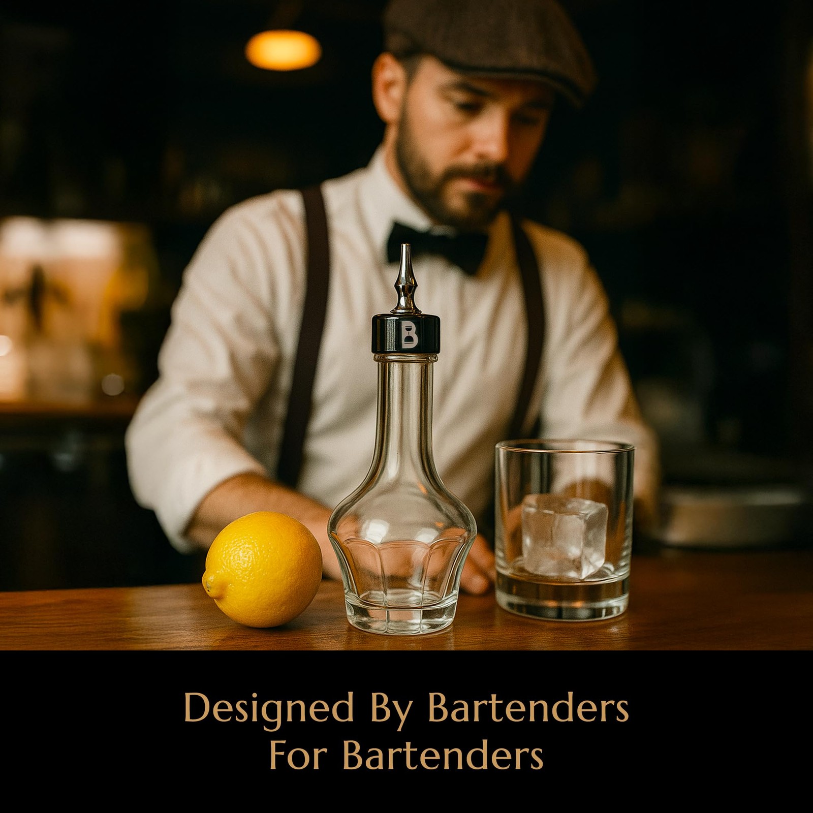 Bitters Bottle 90ml Glass Dash Bottle With Dasher Top - Professional Bar Tool...