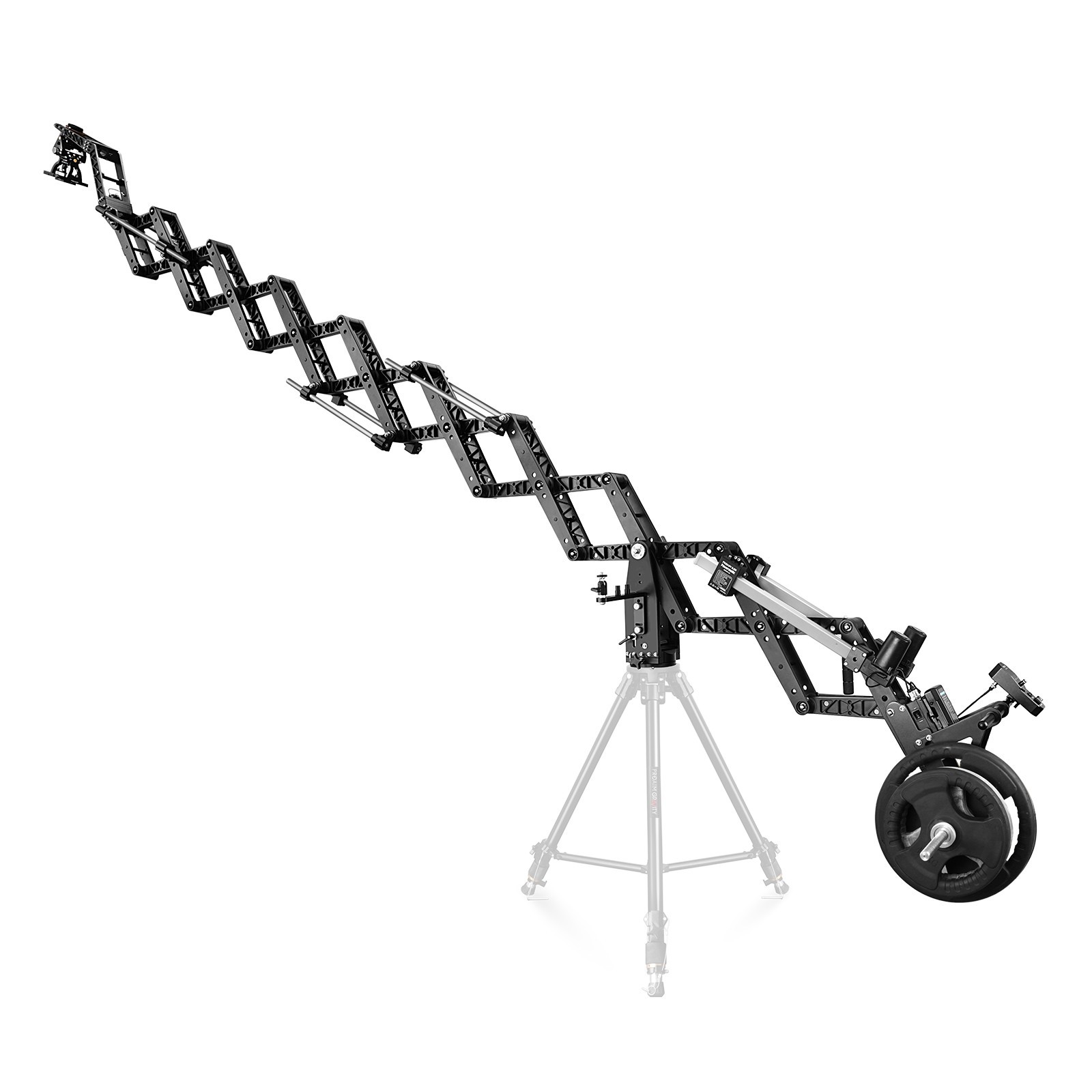 Proaim SJ30 Powermatic Scissor 17ft Telescopic Video Camera Jib Crane JB-SCSR-30