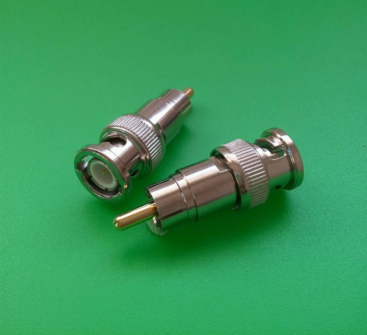 (5 PCS) BNC Male to RCA Male Connector - USA Seller