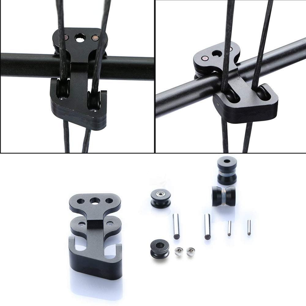 Archery Compound Bow Cable Slide String Splitter Roller Glide Replacement Bow...